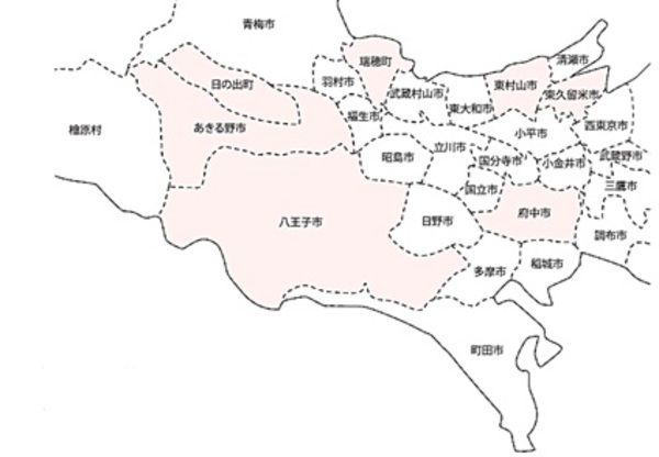 管轄区域図