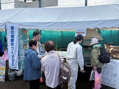 マンホールトイレに関心を寄せていただきました