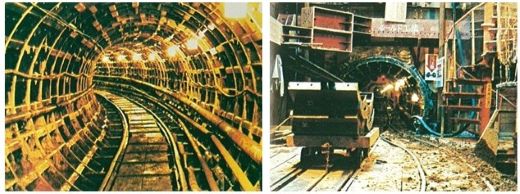 昭和46年　シールド工法による下水道工事（町田市）の写真
