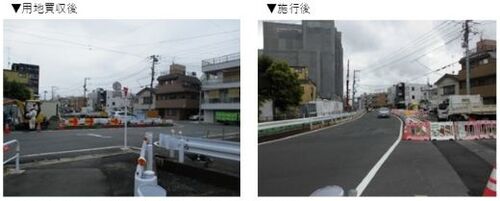 特定整備路線補助46号線（目黒本町地区）の写真
